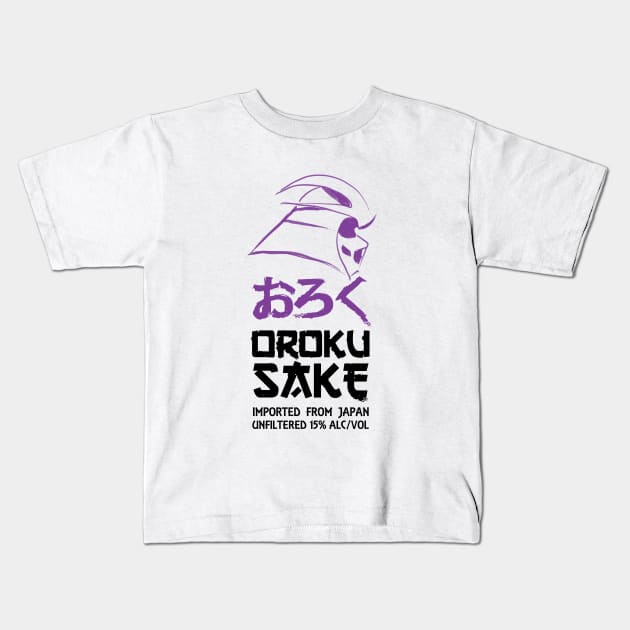 Oroku Sake Kids T-Shirt by kentcribbs